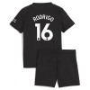 Levné Manchester City Rodrigo 16 Dětské Venkovní Fotbalové dresy 2025-26 Krátký Rukáv